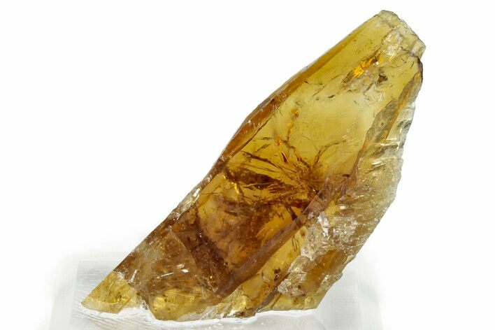 Fluorescent, Honey Colored Barite Crystal - Elk Creek #330360